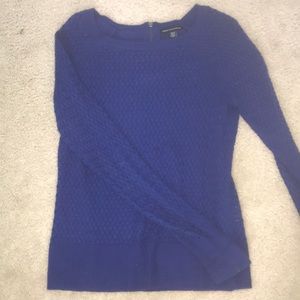 XS American Eagle royal blue knit sweater